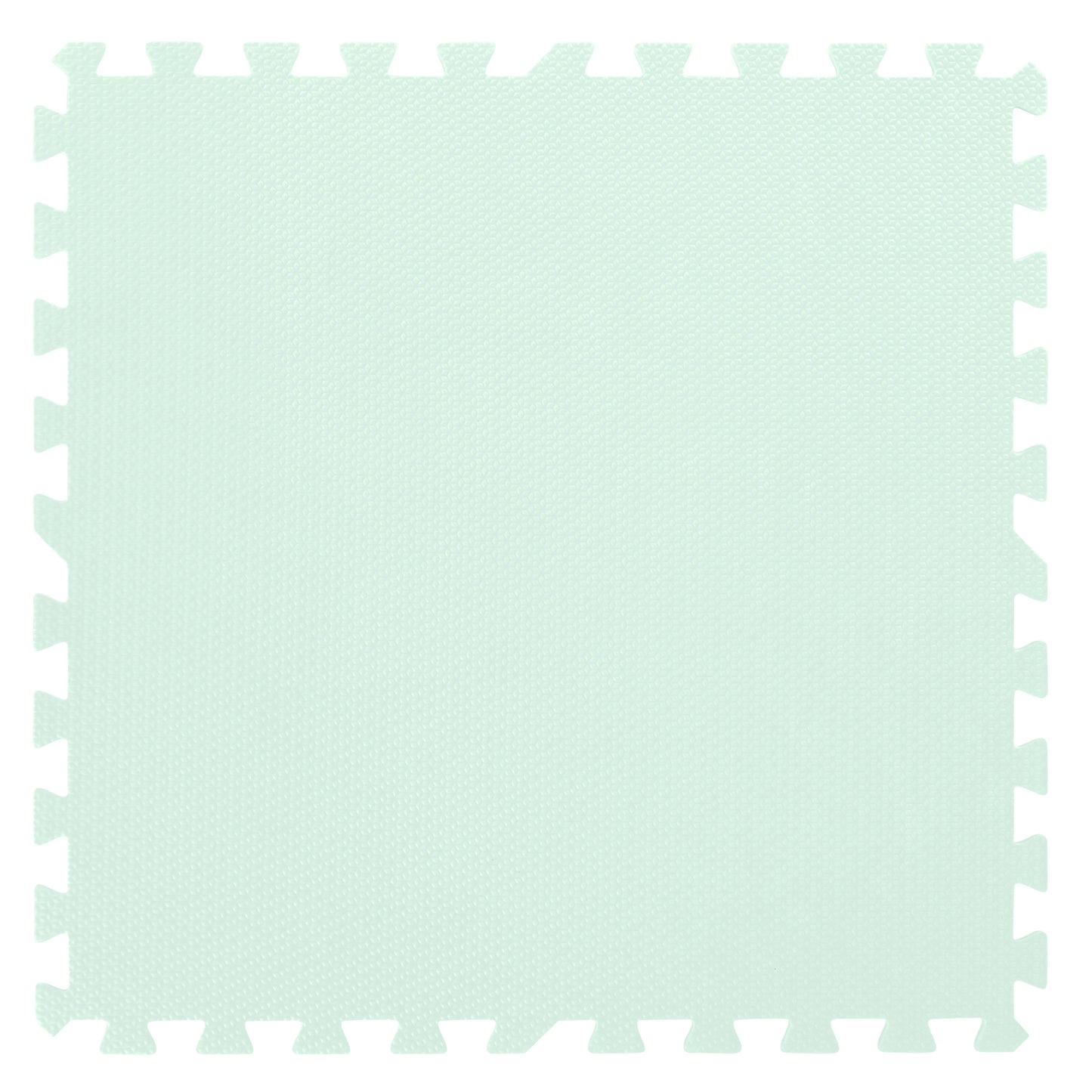 Extra large 60 × 60 cm puzzle foam mat tile in turquoise grey