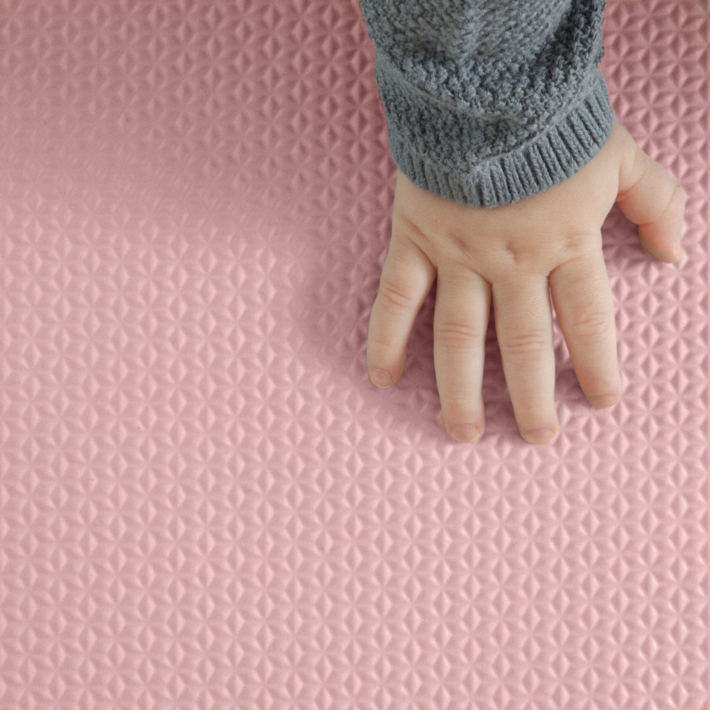EVA Foam Rug for Playroom | Desert Rose | Non-Toxic | 180 x 180 CM | Playmat Puzzle with Foam Squares for Floor, Infant Play Mat, Newborn Play Mat