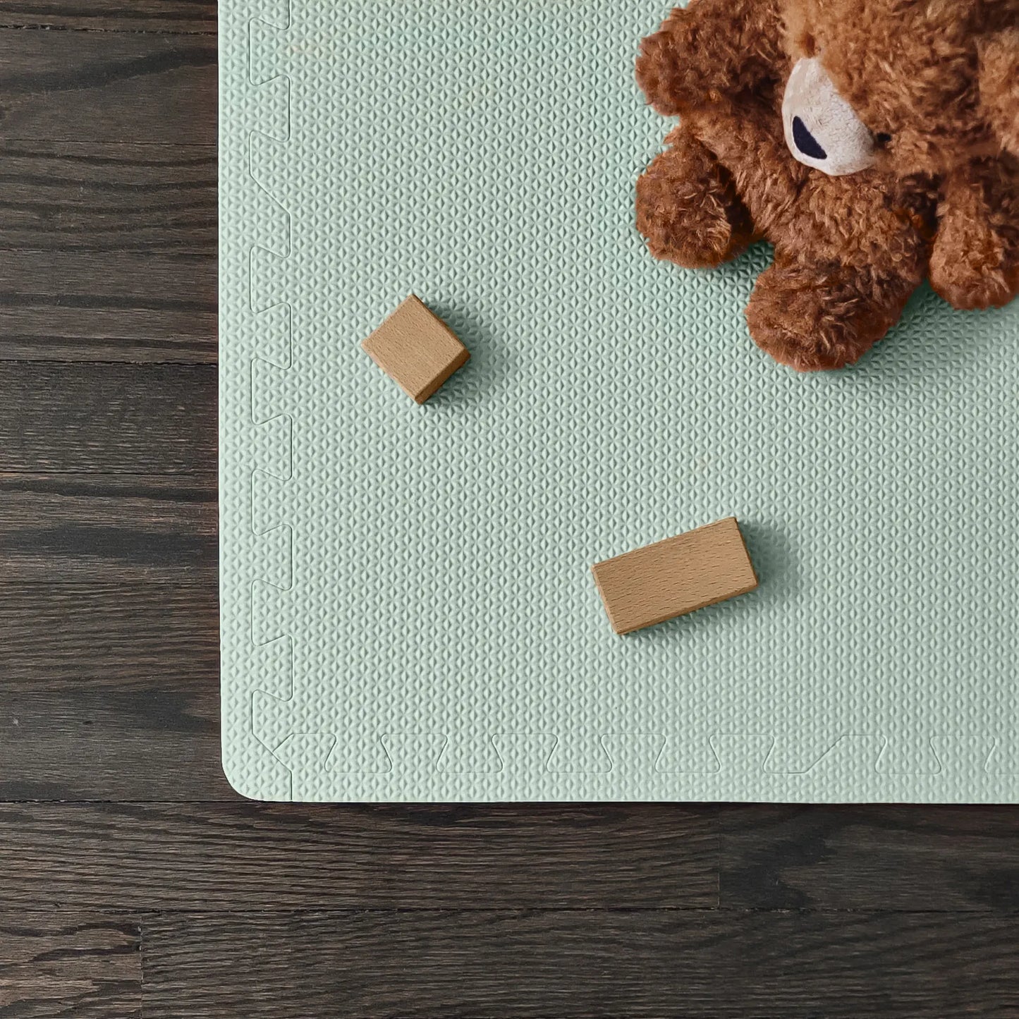 Baby Play Mats | Turquoise Grey | 180 x 180 CM | EVA Foam Puzzle Play Mat, Non-Toxic Interlocking Foam Mats, Play Mat, Playroom Foam Tiles, Soft Foam Mat