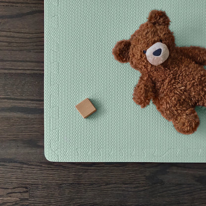 Baby Play Mats | Turquoise Grey | 180 x 180 CM | EVA Foam Puzzle Play Mat, Non-Toxic Interlocking Foam Mats, Play Mat, Playroom Foam Tiles, Soft Foam Mat