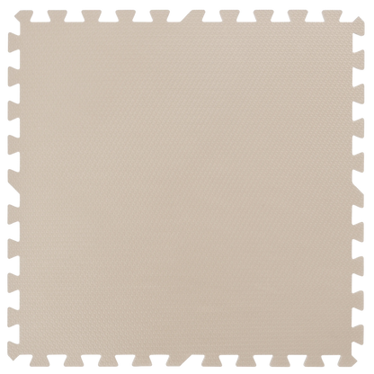 Baby Puzzle Foam Floor Mat | Whipped Mocha | 180 x 180 CM | Large Foam Floor Puzzle for Newborns & Playrooms, Safe Interlocking Foam Flooring Mats