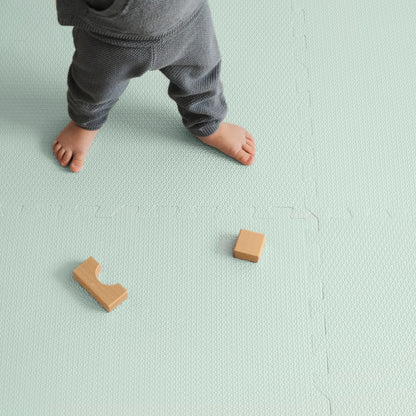Baby Play Mats | Turquoise Grey | 180 x 180 CM | EVA Foam Puzzle Play Mat, Non-Toxic Interlocking Foam Mats, Play Mat, Playroom Foam Tiles, Soft Foam Mat
