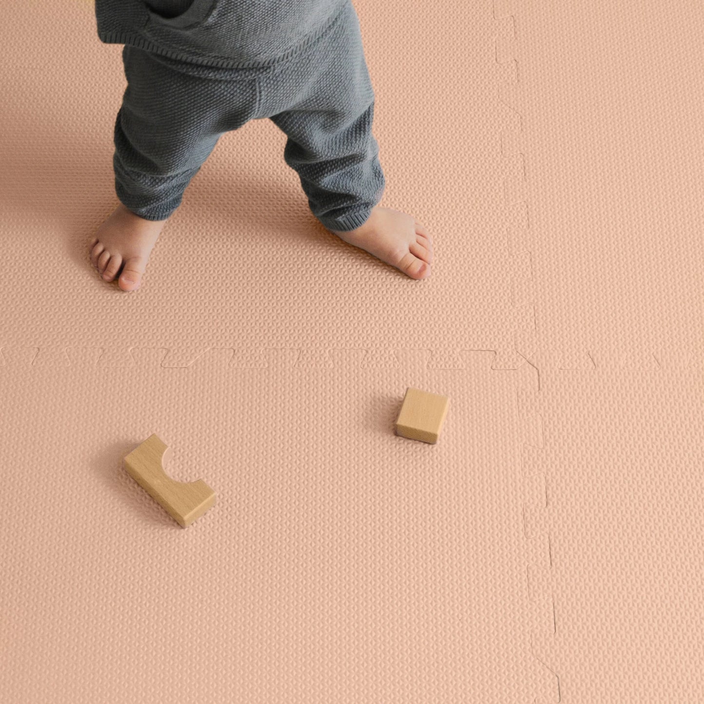 EVA Foam Puzzle Play Mat for Babies | Summer Peach | 180 x 180 CM | EVA Interlocking Foam Mats, Safe Playmat Foam Tiles, Kids Foam Floor Mats